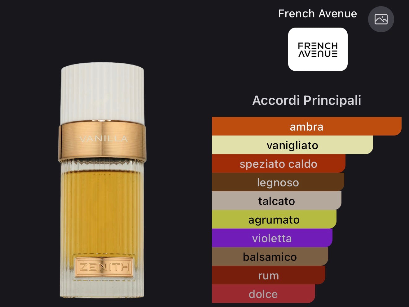 Semiti vanilla FRENCH AVENUE